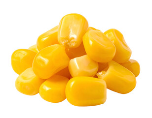 Fototapeta premium Golden kernels piled high, a vibrant and fresh food
