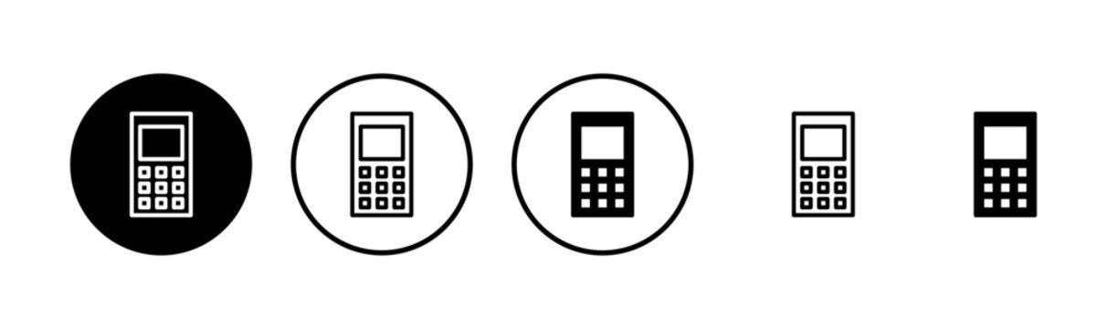 Phone icon logo design. Call sign and symbol. telephone symbol