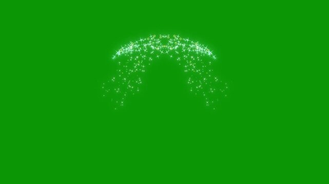 Blue glitter light tail, glittering magic shimmer, Twinkle star glitter sparkle, sparkling shining comet trace with glare effect, Glitter Star Animation featuring shimmering white doodle stars