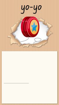 Educational Alphabet Animation for Letter Y with Yo-yo Illustration