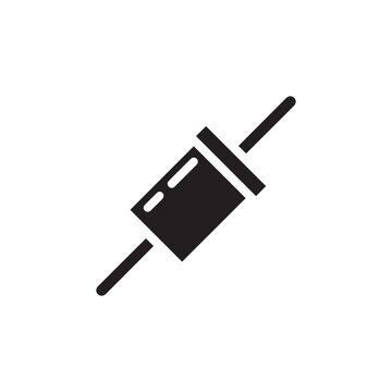 diode solid icon vector design good for web or mobile app
