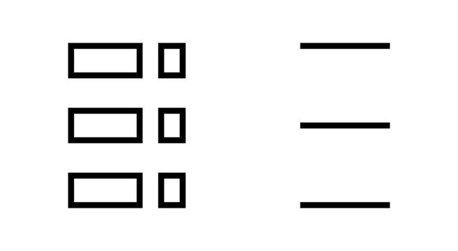 Menu icon symbol for apps and websites. web menu sign and symbol. hamburger menu symbol