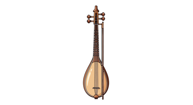 Saz string instrument provides a traditional melody for musical culture.