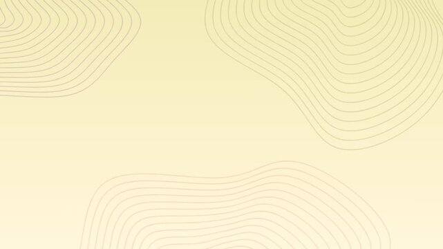Rounded subtle waving outline video animation for background