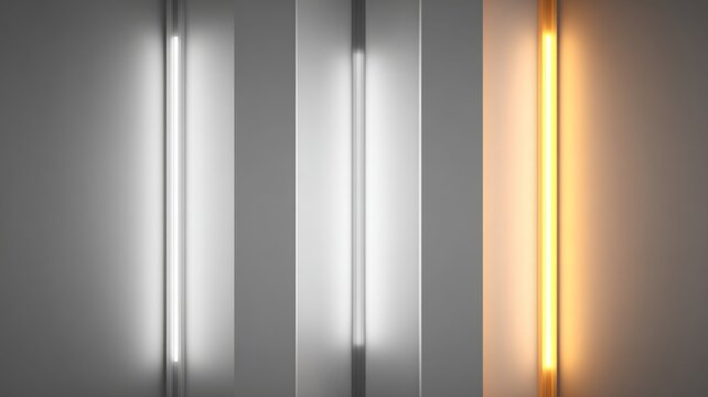 Light bars aligned minimal background