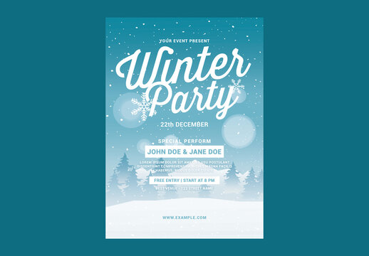 Winter Party Flyer