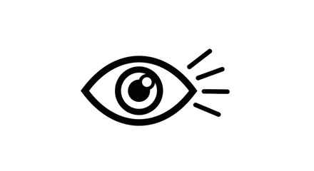 Obraz premium Eye Icon Graphic Design Element.