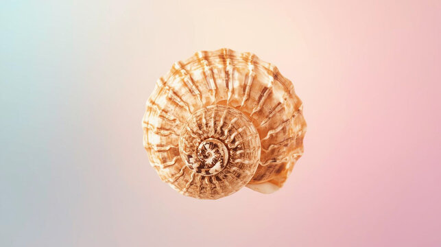 seashell isolated on white background