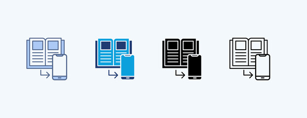 Fototapeta premium Responsive Design Multiple Icon Illustration Vector