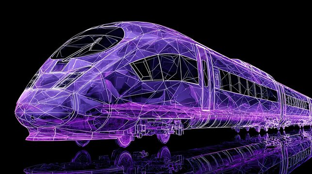 Purple glowing dome structure with geometric framework and intricate lighting effects at night