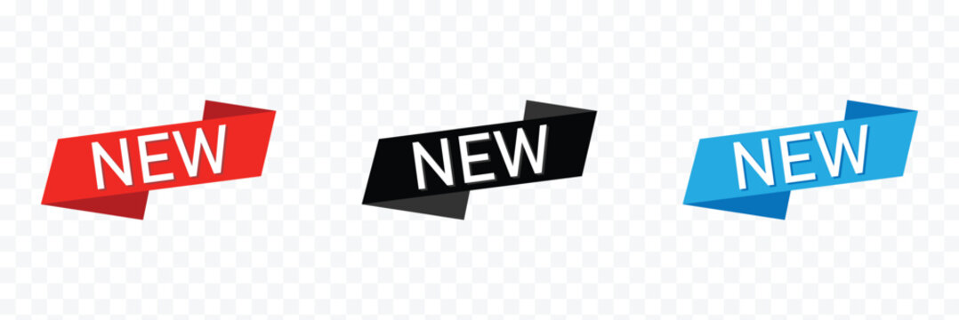 New product corner label. new banner. flat style. new product sign . Vector Illustration . EPS 10 .