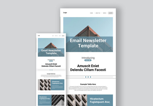 Email Newsletter Layout