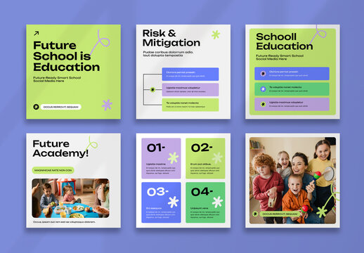 Education Social Media Post Layout