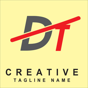 DT TWO Letter Logo Concept.eps
