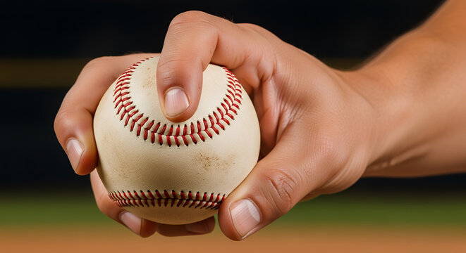 Pitcher Baseball Preparing to Pitch, Sport Action on Field with Competitive Game Atmosphere