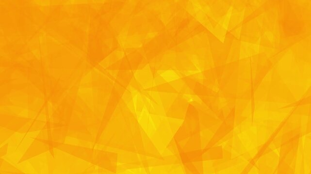 Dynamic Orange and Yellow Polygonal Motion Background