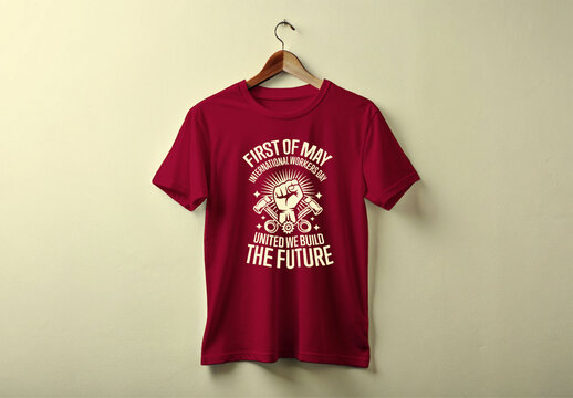 International Workers Day Tshirt Design