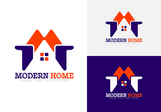 Modern Home Logo Design Layout