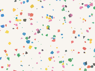 Obraz premium Pastel Terrazzo Texture Scattered Fragments Surface Design