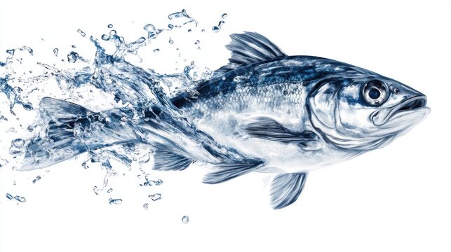 Archerfish Shooting Water Jet in Mid-Air Action
