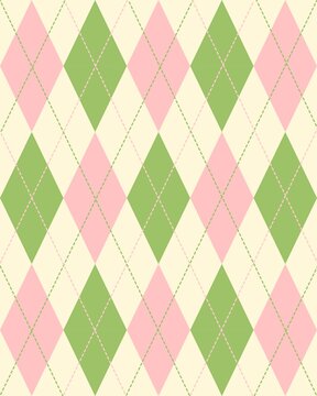 seamless argyle pattern illustration