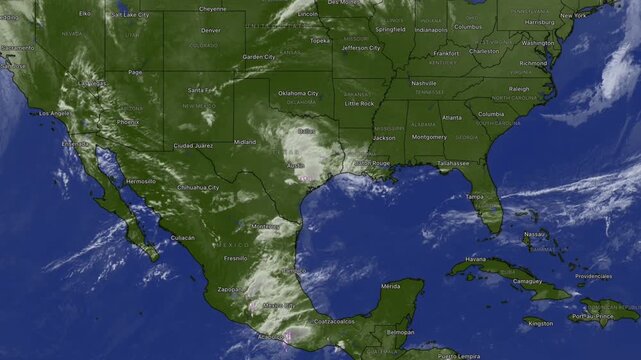 North America Weather Map