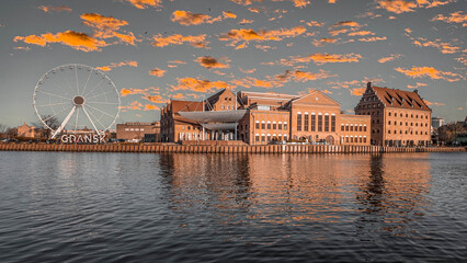 Architecture of the Old Town in Gdańsk, Poland. © Senatorek