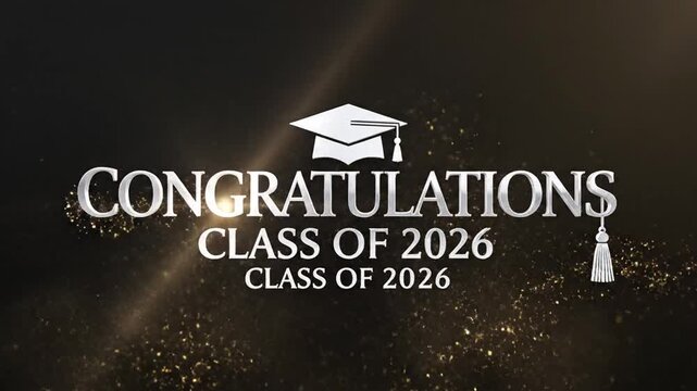 Celebrating Graduation Success for the Class of 2026 with Sparkling Fireworks and Congratulations