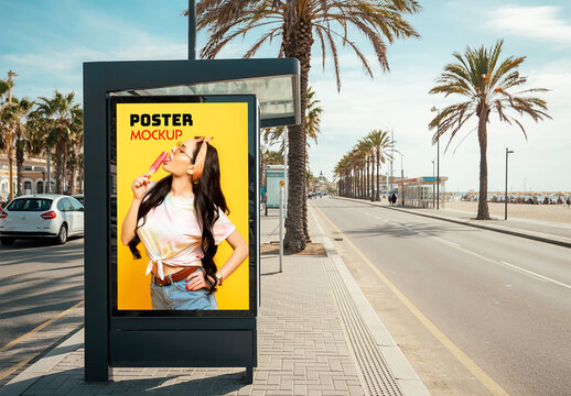 Modern Outdoor Advertising Mockup