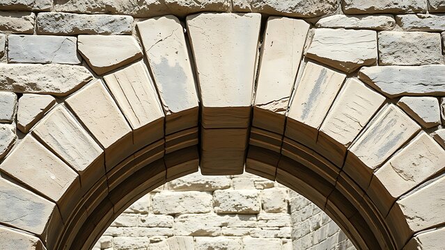 keystone. Ancient stone arch bridge keystone with intricate weathered carvings. real-estate listings, architecture portfolios, designed for real-estate listing and luxury residence showcases.
