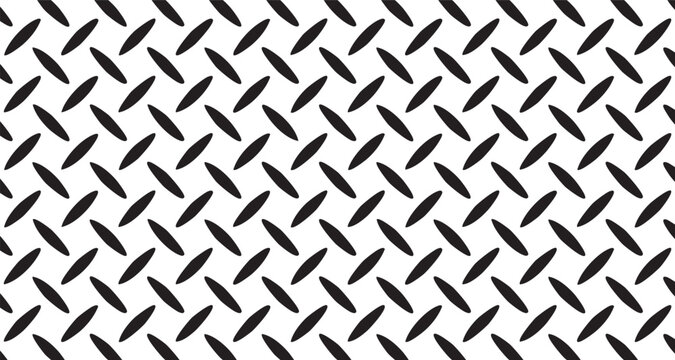 Diamond tread plate surface - vector graphic with industrial design