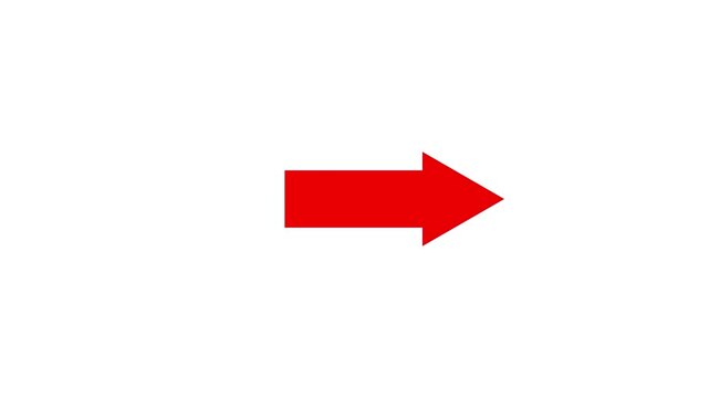 Right side pointing red arrow on transparent background. Themes include direction, navigation, pointing symbols.