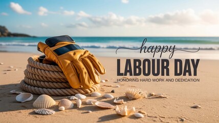 Happy Labour Day A Tribute to Hard Work and Dedication on the Beach