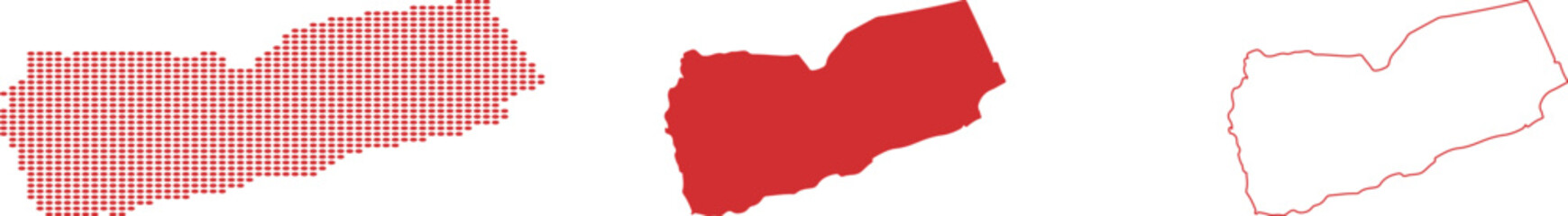 Fototapeta premium Red Dot Map Outline and Silhouette of the Czech Republic on White vector illustration