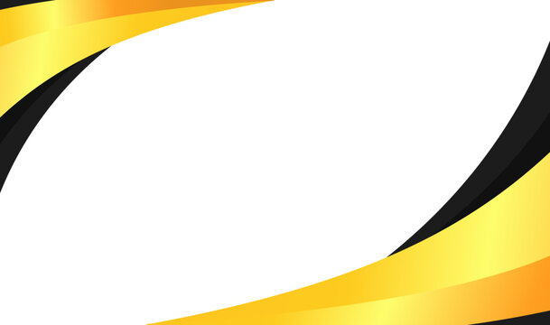 Black and gold abstract background suitable for luxury brand advertising or elegant event invitations, with a white center for contrast.