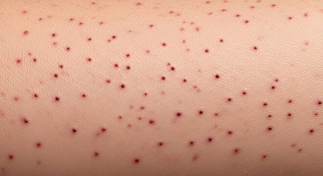Systemic Idiopathic Petechial Macules on Human Epidermis