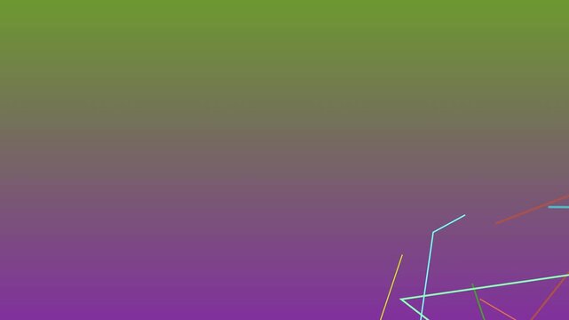 Abstract neon wireframe animation glowing geometric shapes dynamic futuristic motion