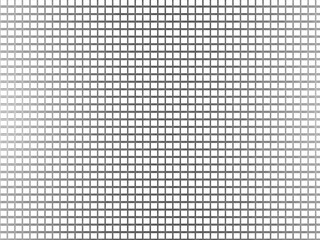 Silver metallic grid pattern with square holes and black background 3d render © Qazy