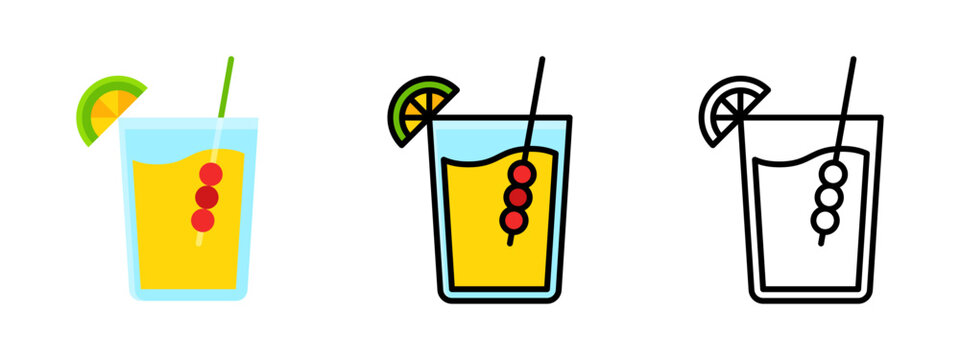 Traditional vermut drink in elegant glass alcoholic beverage