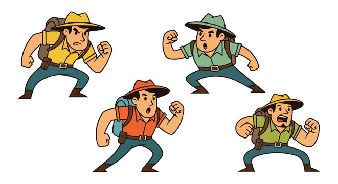 Basketball players in action dunking and shooting with white background