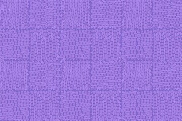 Fototapeta premium purple hand-drawing seamless pattern geometric texture background wavy lines with woven style for decoration, textile, fabric, print, wrapping, paper, card, scrapbook, cover, etc.