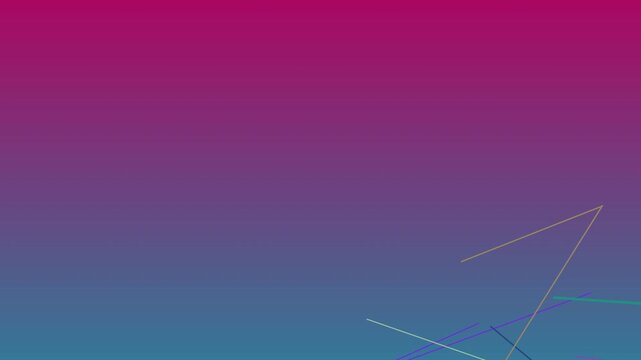Abstract geometric lines motion colorful background purple gradient