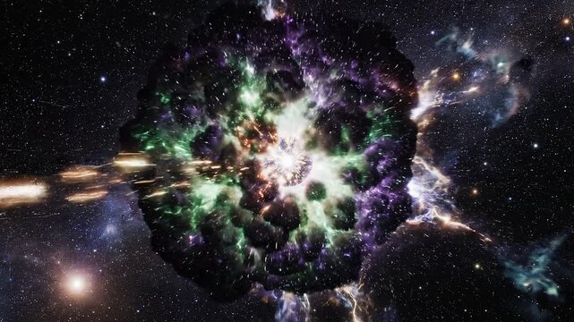 Cinematic reveal of a basement level wine cellar with gamma ray burst 4k video