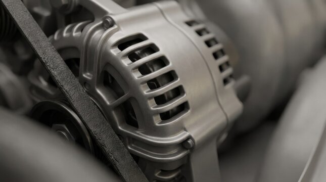 Close-up of modern thermostatic radiator valve with temperature control dial in contemporary home heating system with shallow depth of field and neutral tones