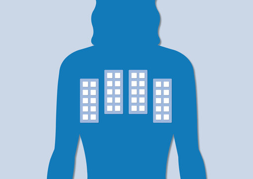 Allergy testing, illustration