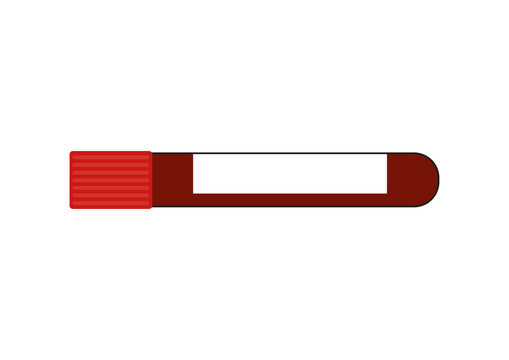 Blood sample, illustration