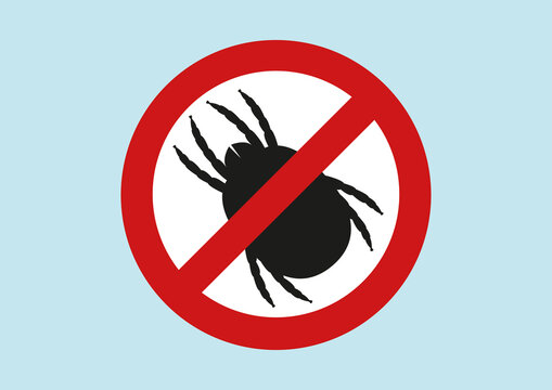 Dust mite warning, conceptual illustration