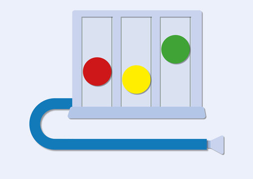 Spirometer, illustration