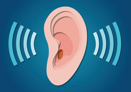 Hearing, conceptual illustration