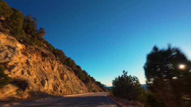 Kolob Canyon Scenic Drive POV &mdash; Zion National Park Utah